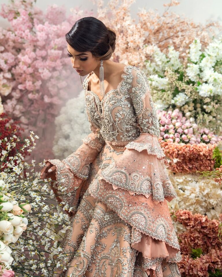 EmbellishedDarkPeachLehengaforIndianBridalWear_1080x