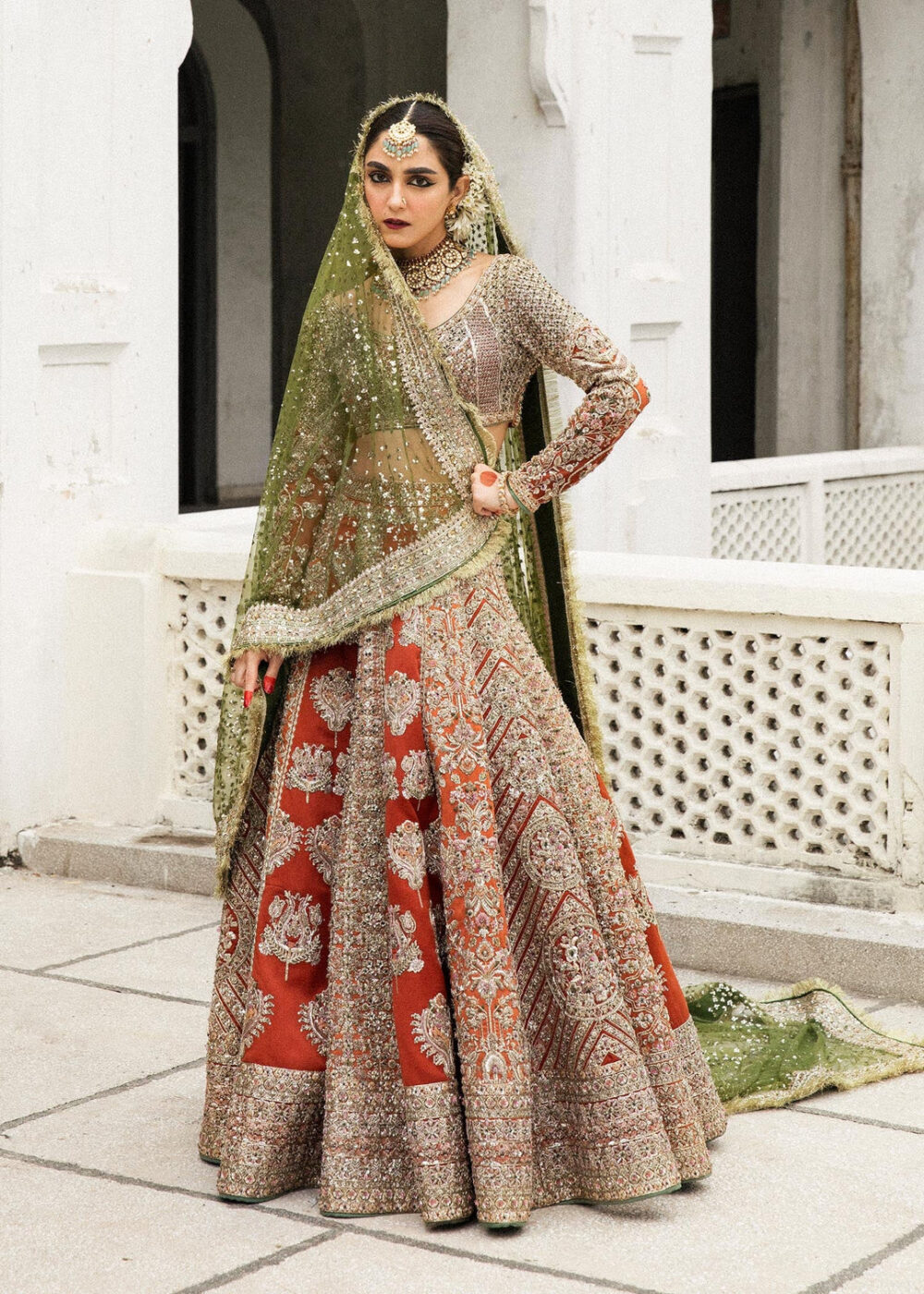 Bridal Lehenga Choli with Dupatta Indian Bridal Wear