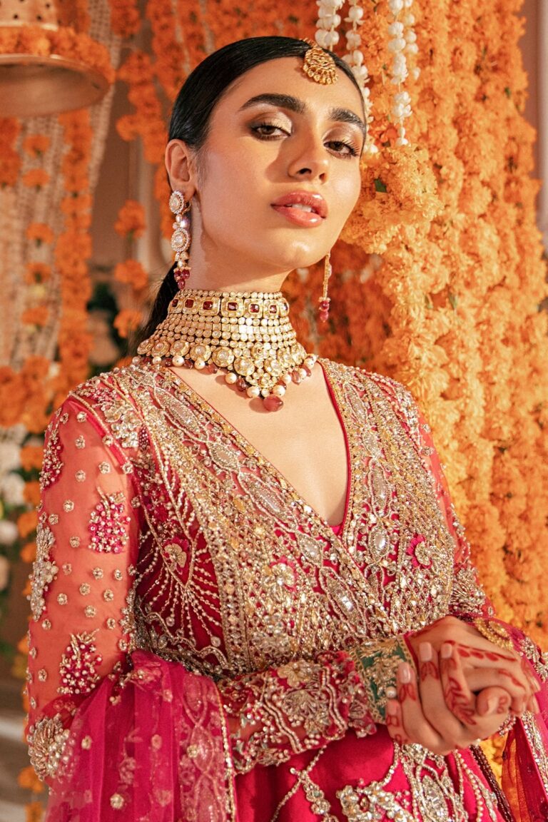Zara Shahjahan Angrakha Lehenga Bridal Wedding Dress