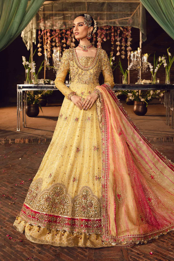 PakistaniBridalOutfitinYellowFrockLehengaStyle_720x