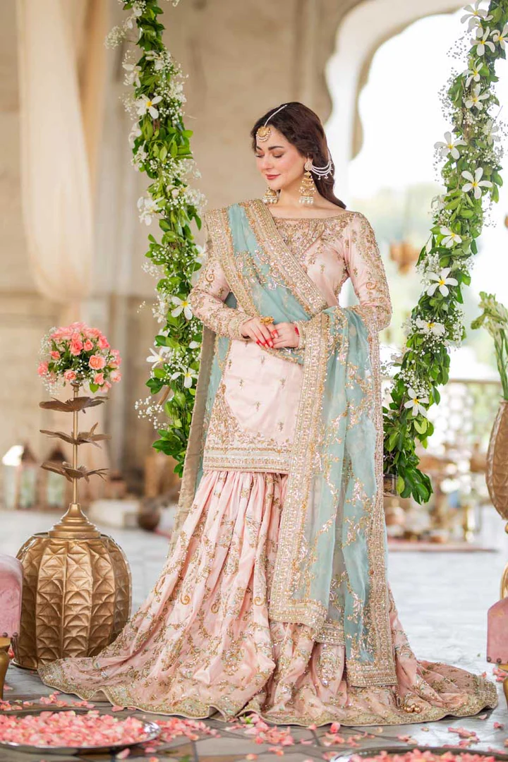 PeachPinkShararaShirtBridalPakistaniWeddingDresses_720x