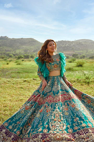 RoyalSeaGreenLehengaCholiwithPinkDupattaDress_1080x