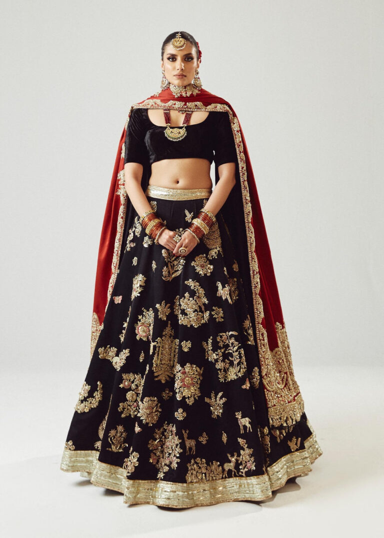 Traditional Lehenga Choli Dupatta Bridal Wedding Dress